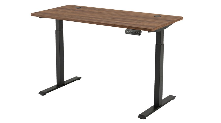 Escritorio Eléctrico Premium (Dual Motor) 140CM X 60CM -Canyon Wallnut
