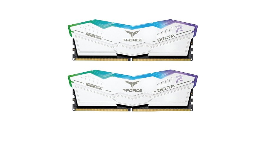 T-Force Delta RGB 32GB 2X16 6000 MHz DDR5 Blanco